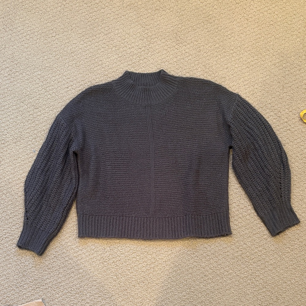 Elodie Charcoal Turtleneck Sweater